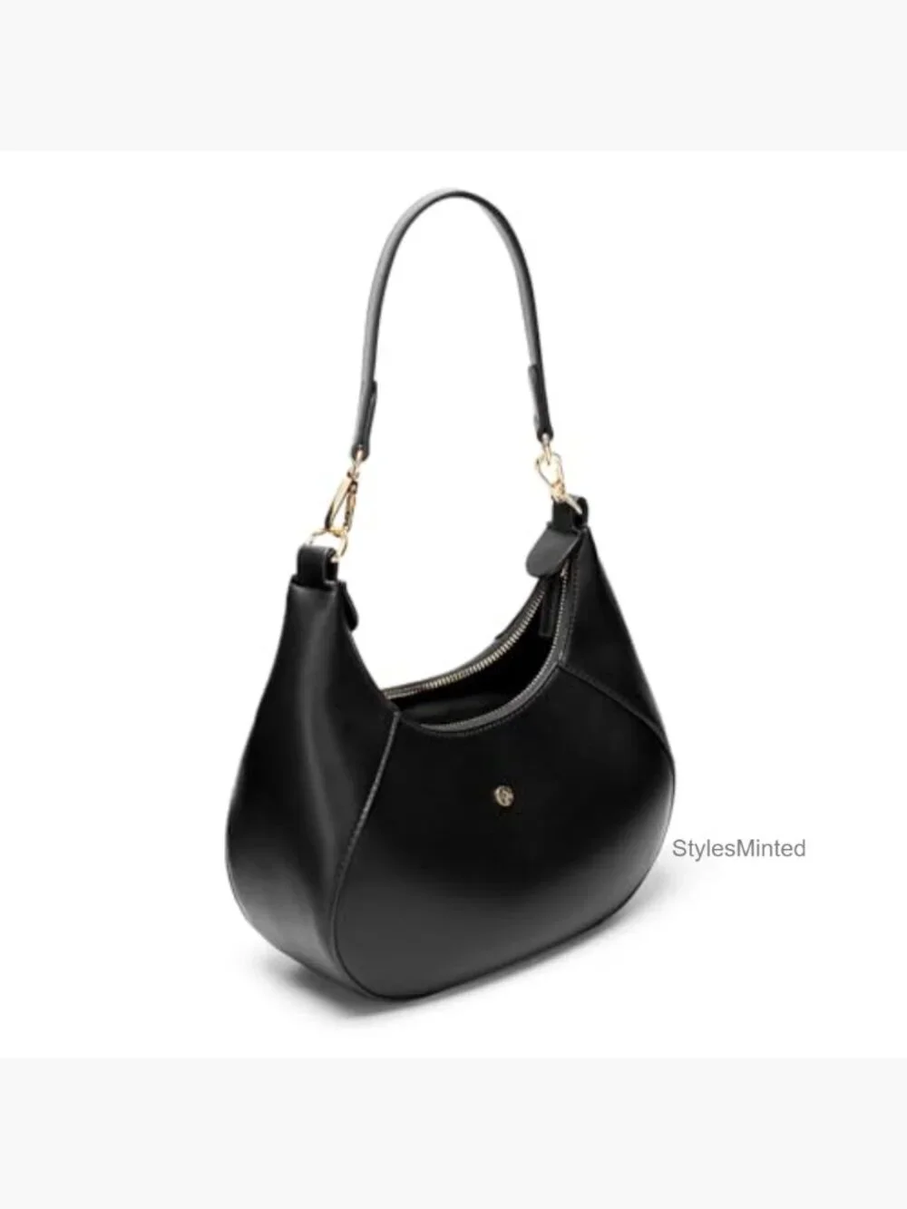 Small Crescent Shoulder Bag Hobo Handbag with Removable Strap Crossbody Clutch